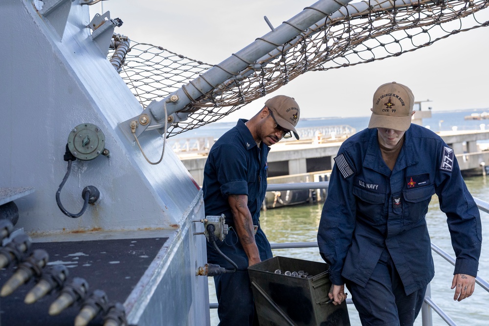 Daily Operations Aboard USS George H.W. Bush (CVN 77)