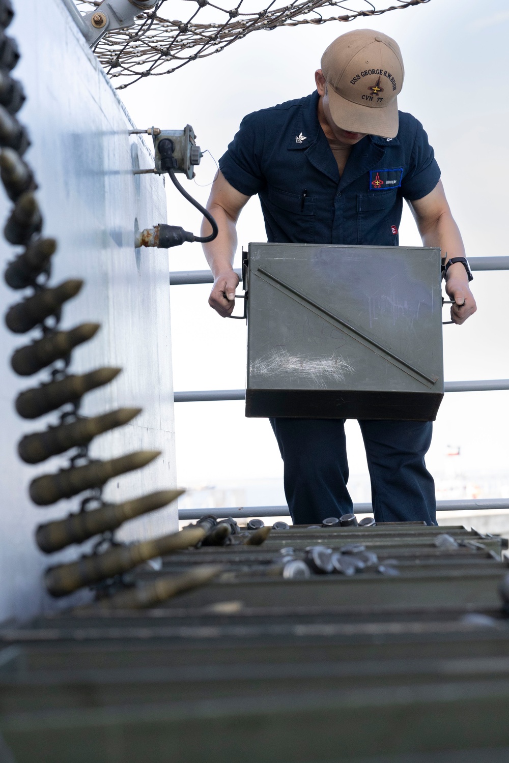 Daily Operations Aboard USS George H.W. Bush (CVN 77)