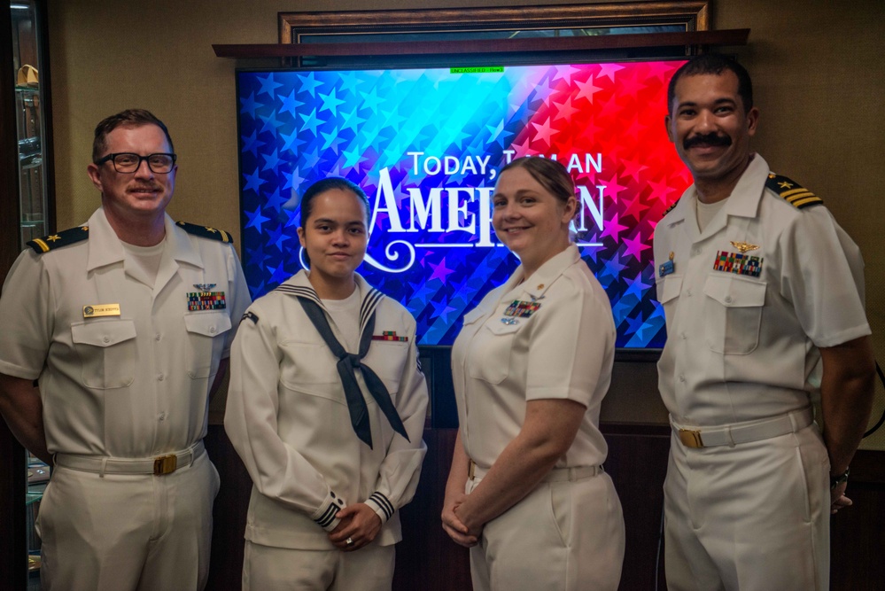 From Philippines to the Fleet: Sailor Earns U.S. Citizenship