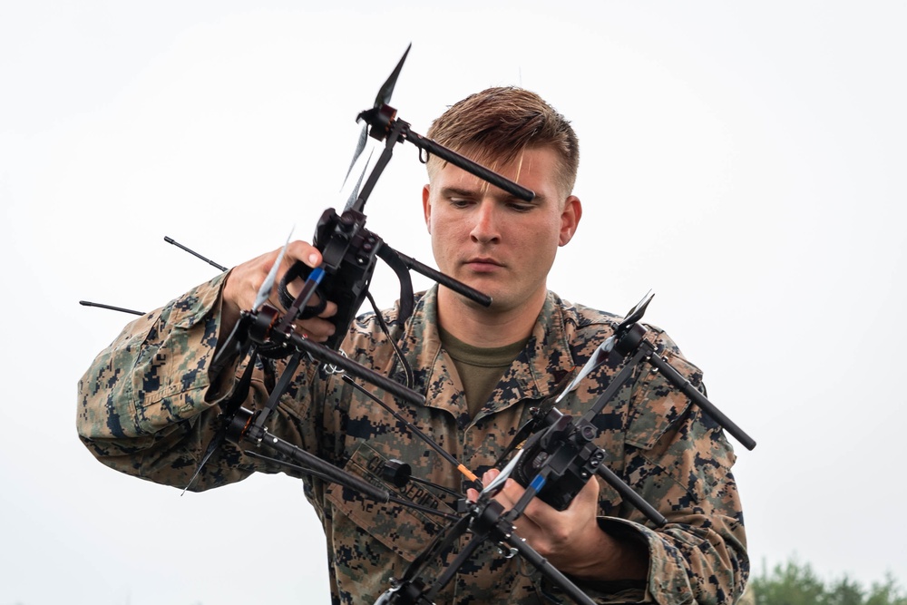 Marine Corps Attack Drone Team Demonstrates Lethal FPV Drone Capabilities