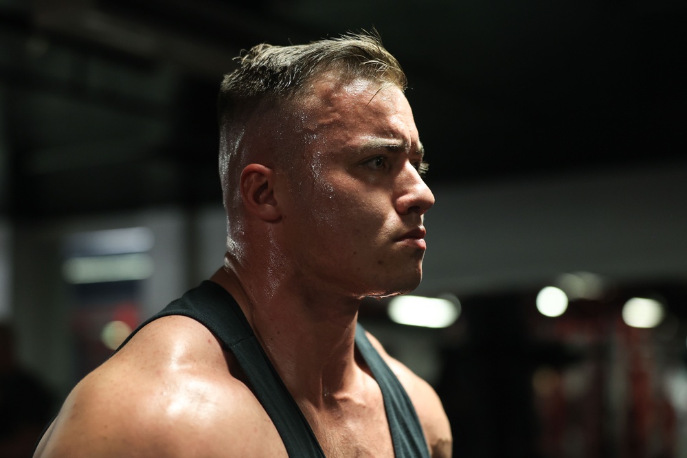 U.S. Marine Corps Body Bearer Weight Training