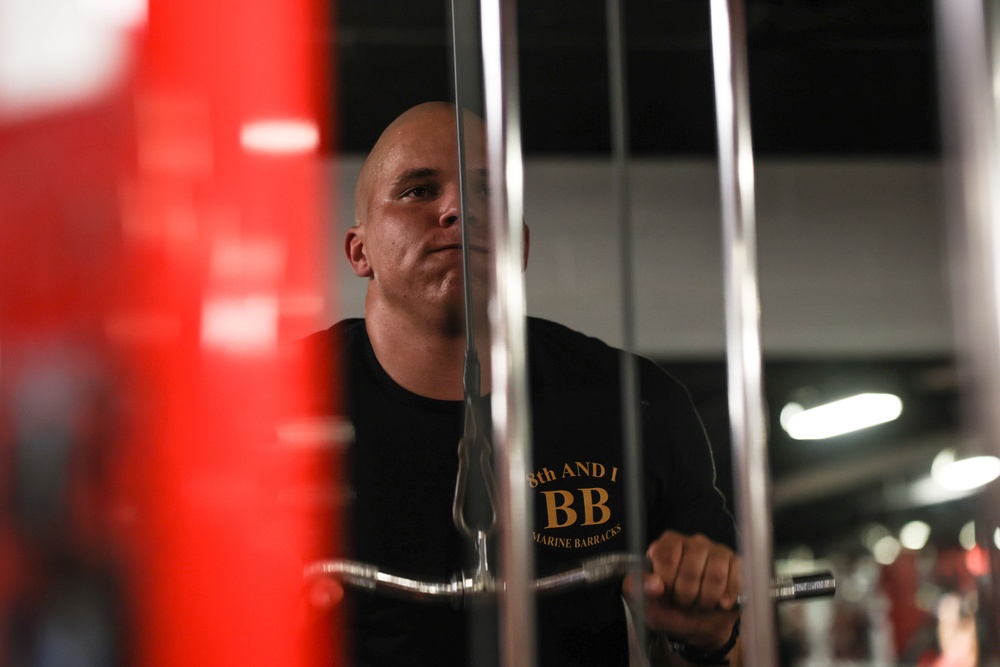 U.S. Marine Corps Body Bearer Weight Training