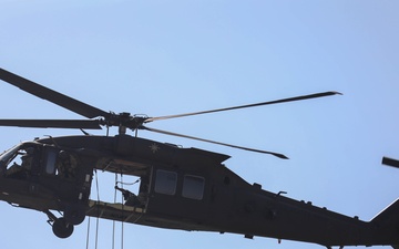 The Sabalauski Air Assault School Conducts UH-60 Black Hawk Rappels in Romania