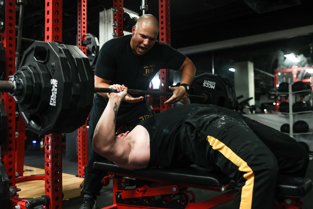U.S. Marine Corps Body Bearer Weight Training