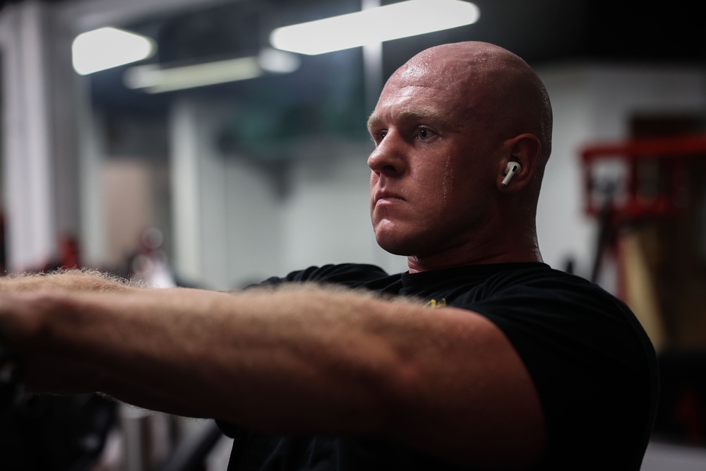 U.S. Marine Corps Body Bearer Weight Training