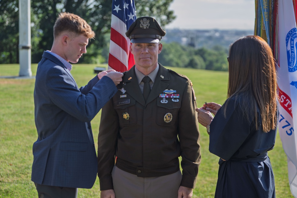 Lt. Gen. Marcus S. Evans Honored in Promotion Ceremony at Joint Base Myer-Henderson Hall