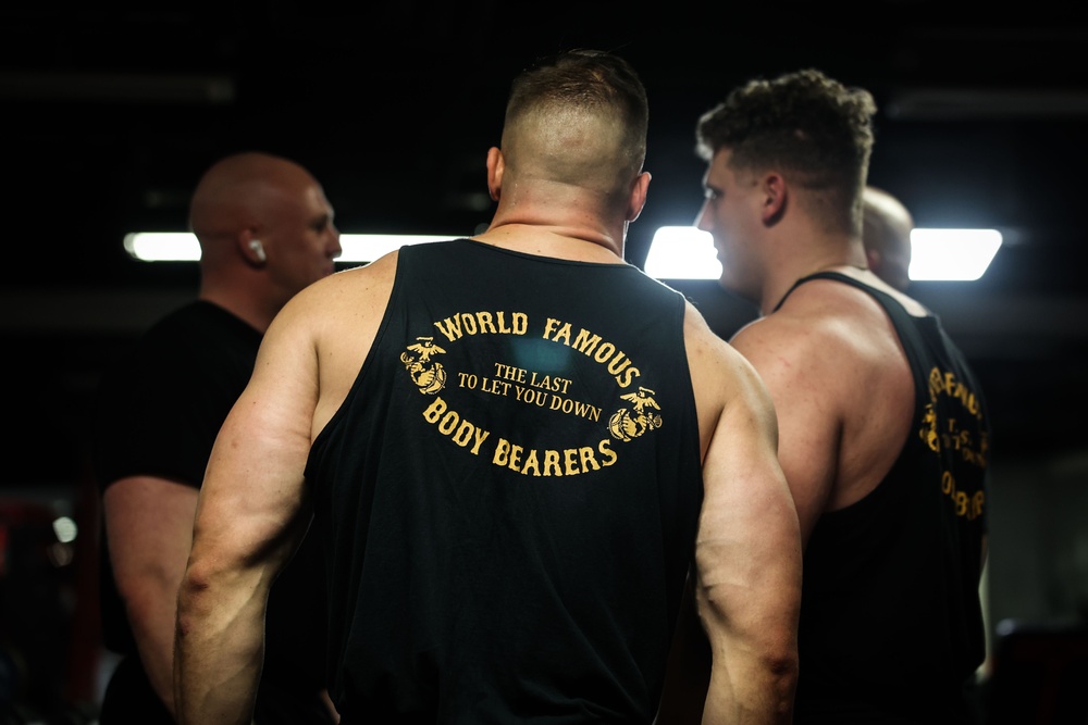 U.S. Marine Corps Body Bearer Weight Training