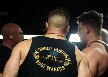 U.S. Marine Corps Body Bearer Weight Training