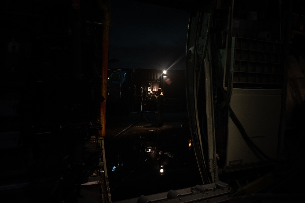 94th Airlift Wing Airmen deliver tactical airlift during a Department Level Exercise 2025