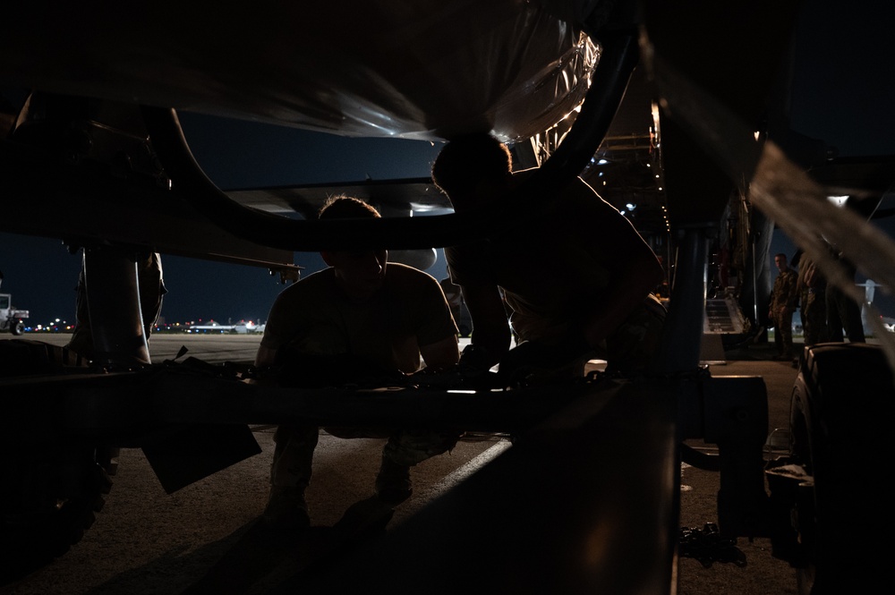94th Airlift Wing Airmen deliver tactical airlift during a Department Level Exercise 2025