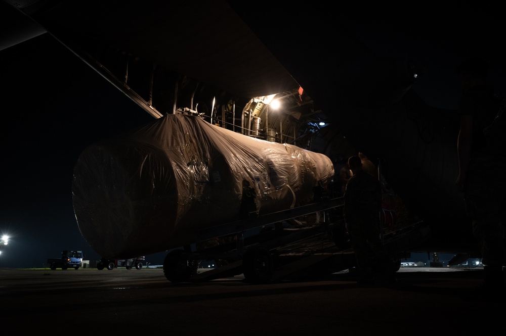 94th Airlift Wing Airmen deliver tactical airlift during a Department Level Exercise 2025