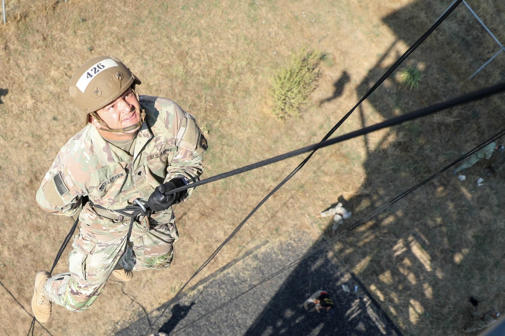 The Sabalauski Air Assault School Conducts the Rappel Tower in Bulgaria