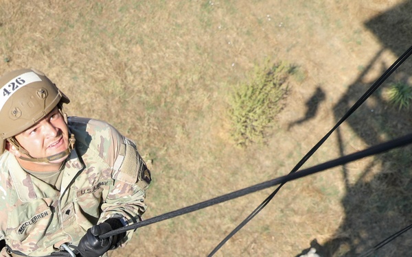 The Sabalauski Air Assault School Conducts the Rappel Tower in Bulgaria