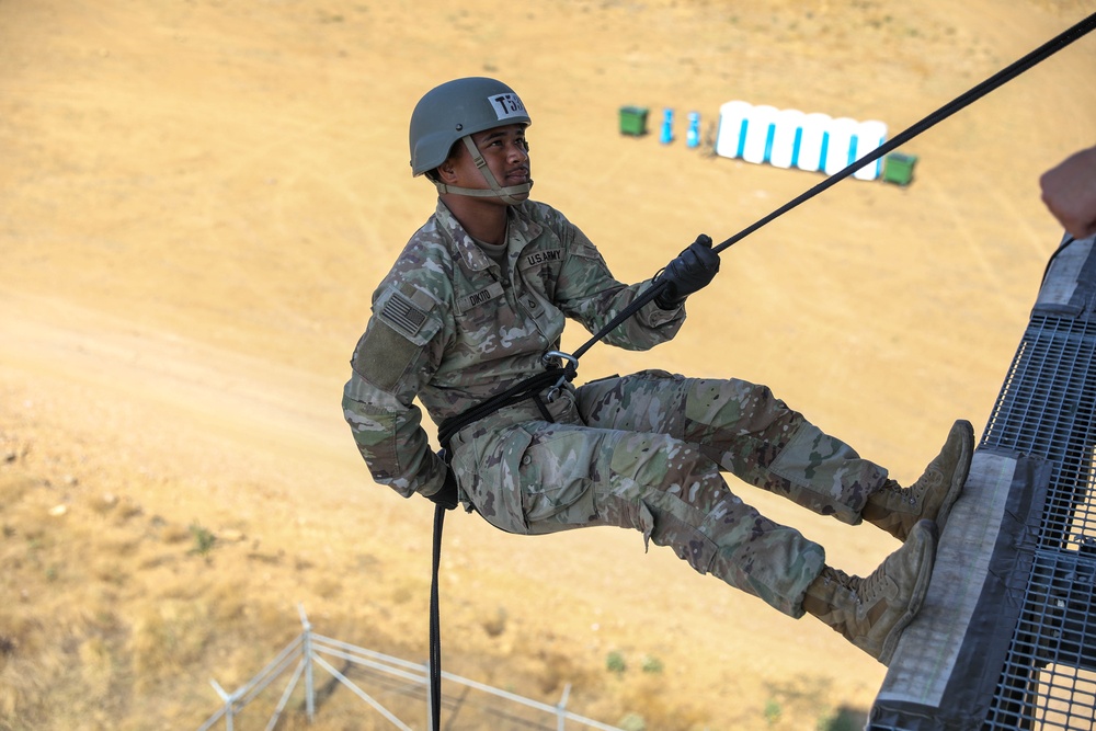 The Sabalauski Air Assault School Conducts the Rappel Tower in Bulgaria