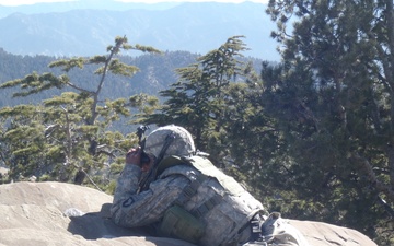 Soldier getting a better look in East Paktika Province