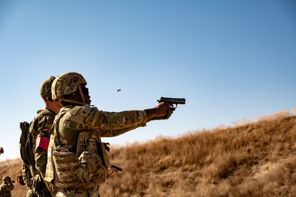 1st Armored Division soldiers under Task Force Iron conduct German Schützenschnur range