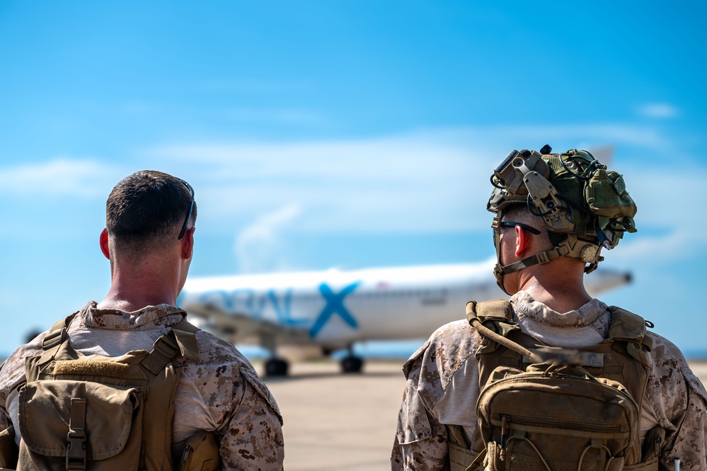 DoD supports DHS for illegal alien removal flight