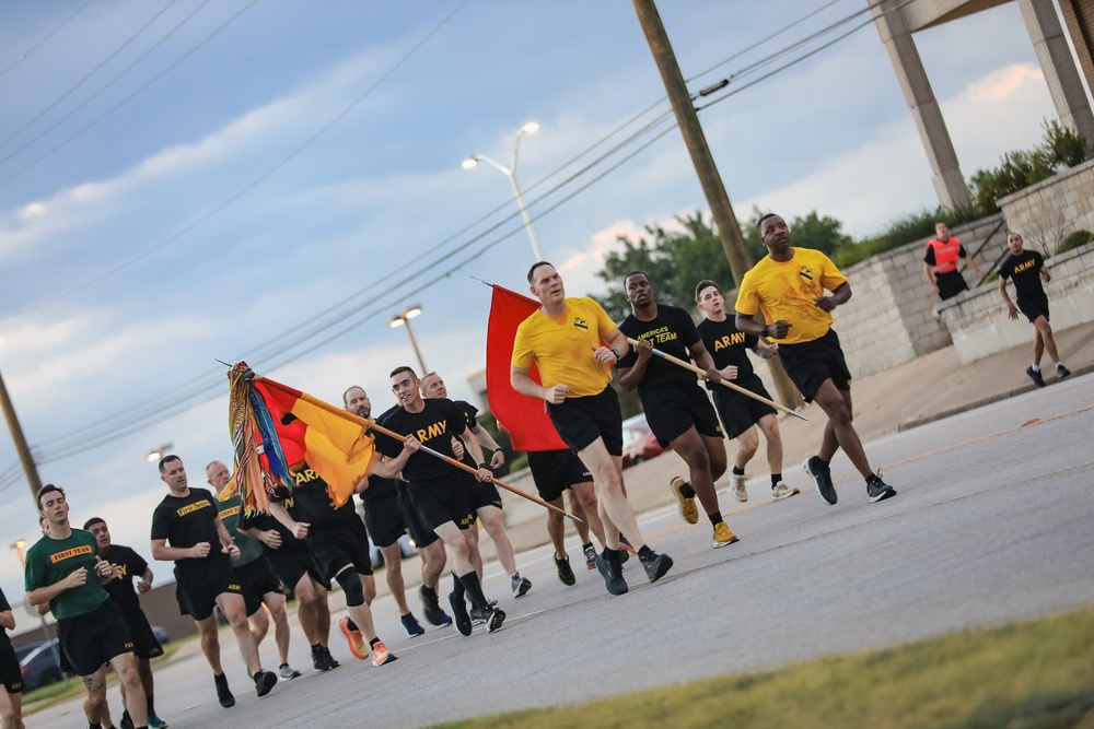 Air Cav joins 1st Cavalry Division Run during CAV Week 104