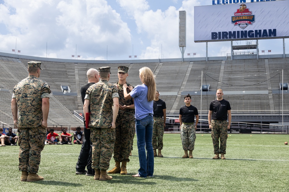 U.S. Marine Corps Promotion Ceremony