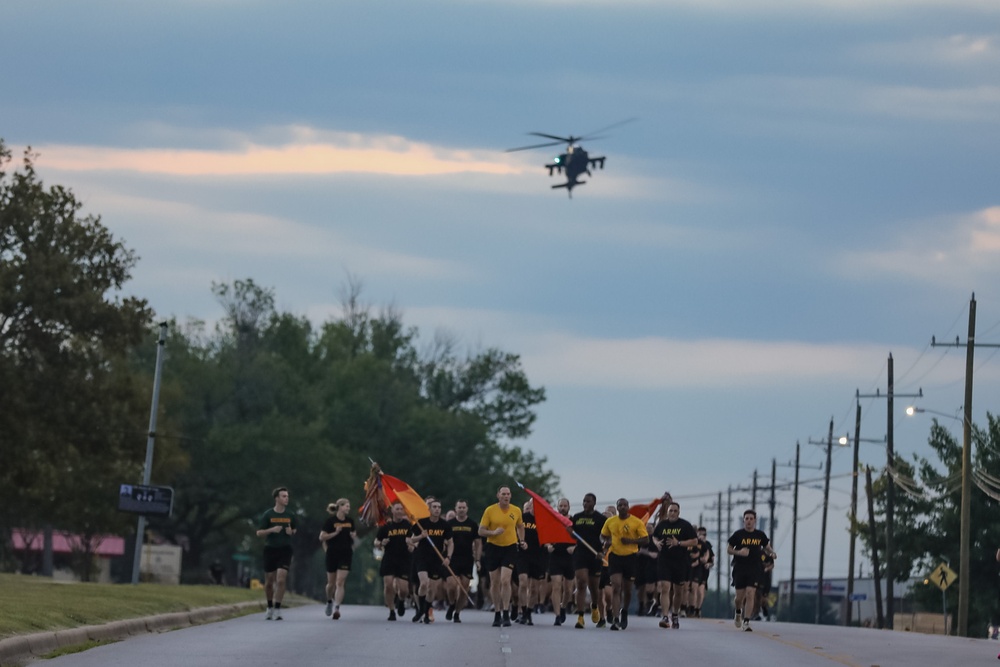 Air Cav joins 1st Cavalry Division Run during CAV Week 104
