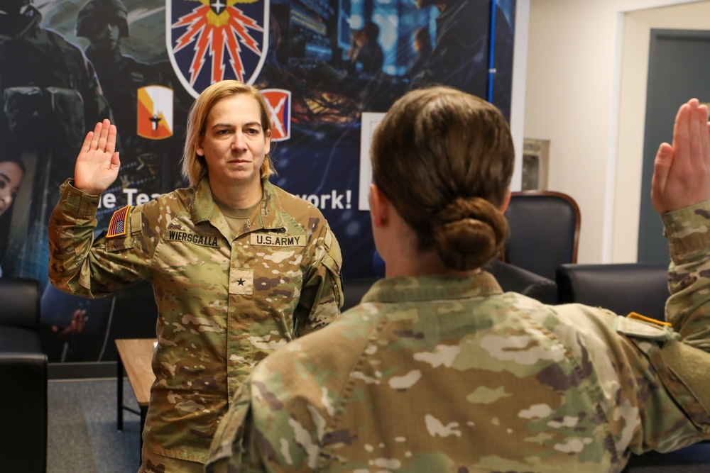 Brig. Gen. Anne Wiersgalla Oath of Office