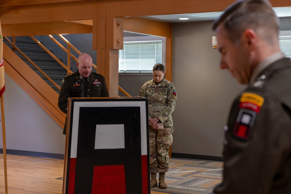 Chaplain Delivers Benediction