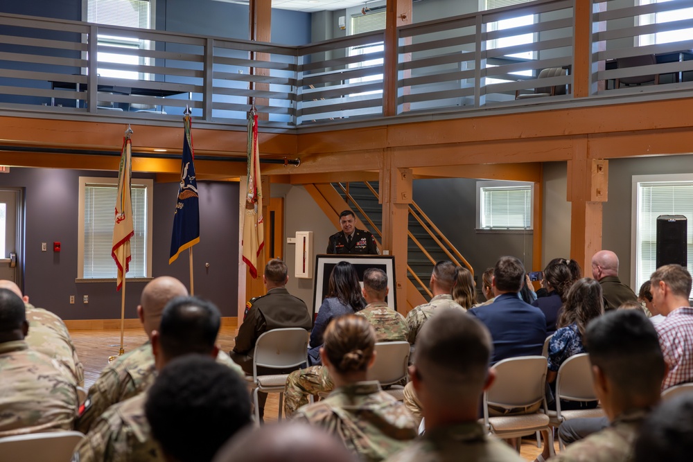 Outgoing CSM for 181st MFTB Speaks to Brigade