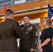 Retiring CSM Recieves U.S. Flag