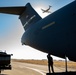 Travis C-17 aircrew perform flight training