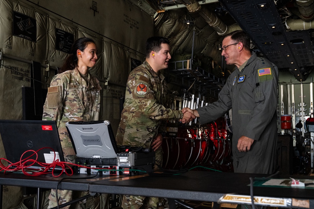 AMC command team visits 317th AW