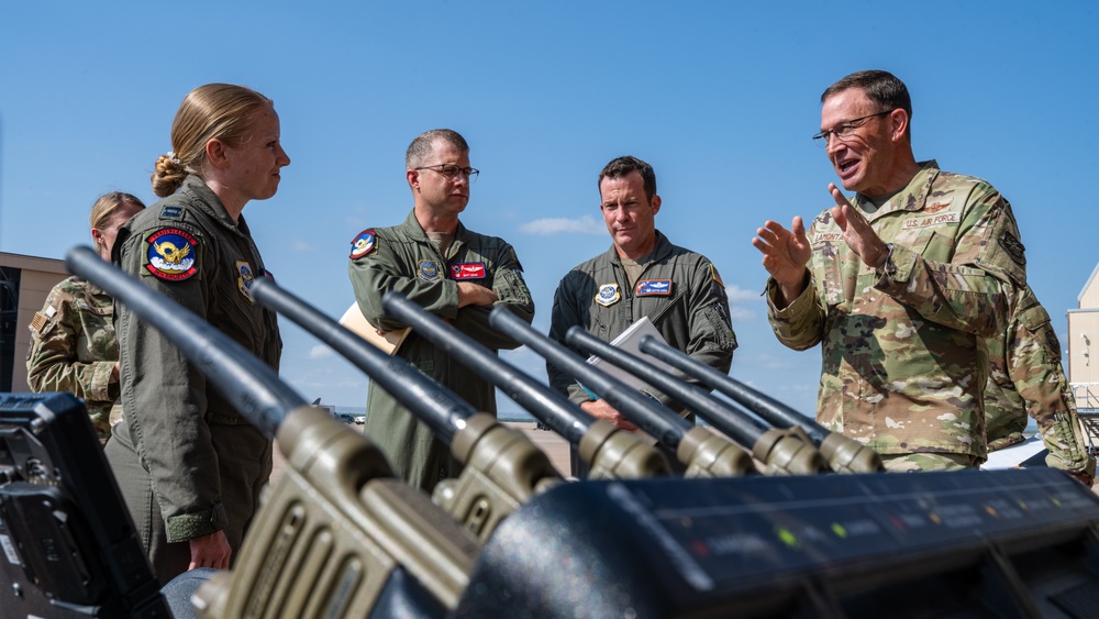 AMC command team visits 317th AW