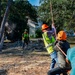 Contractors at JBSA maintain/trim trees at JBSA-Randolph