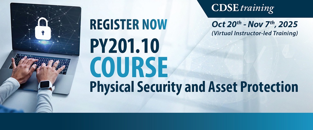 PY201.10 COURSE Physical Security and Asset Protection
