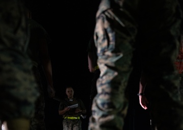 Marines with Ground Supply School participate in a resupply run