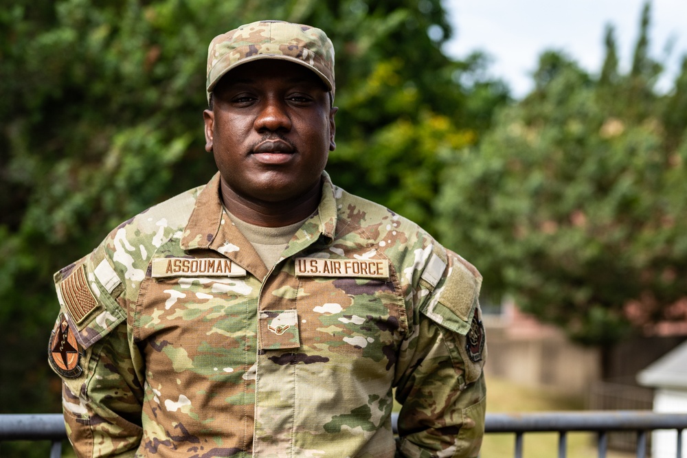 Humans of Scott: Survival and resilience, Airman Kerf Assouman