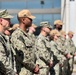 NMRC Command Master Chief Reenlists, Turns Over Office