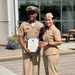 NMRC Command Master Chief Reenlists, Turns Over Office