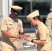 NMRC Command Master Chief Reenlists, Turns Over Office
