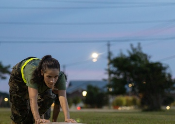 Marines with Ground Supply School participate in a resupply run