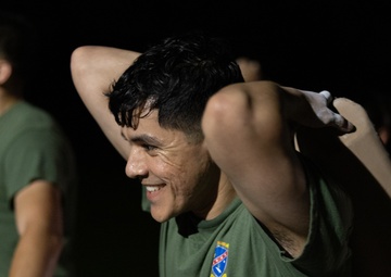 Marines with Ground Supply School participate in a resupply run