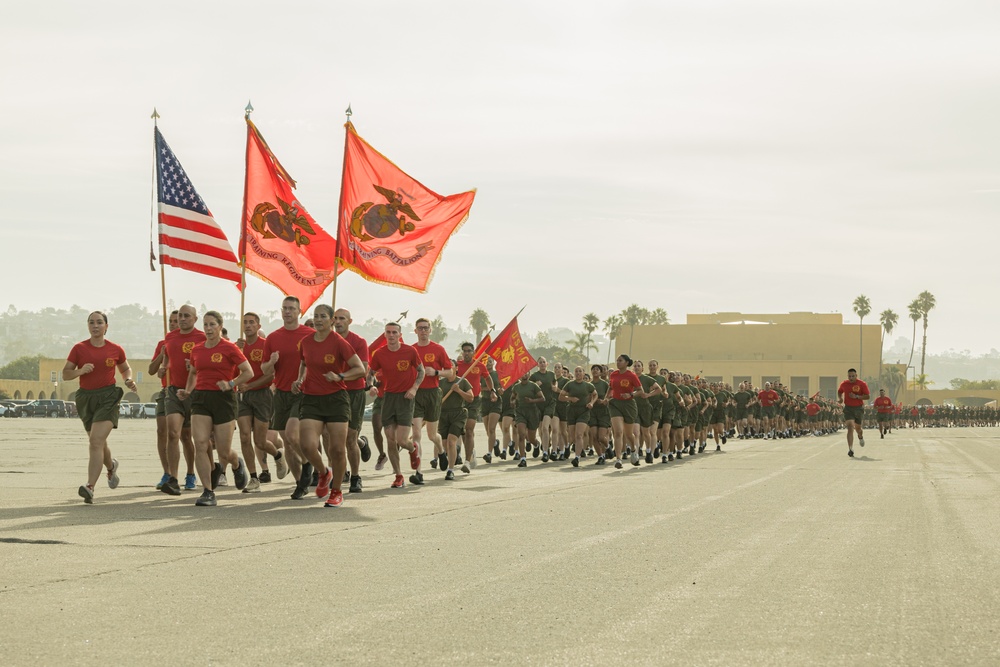 Alpha Company Motivational Run