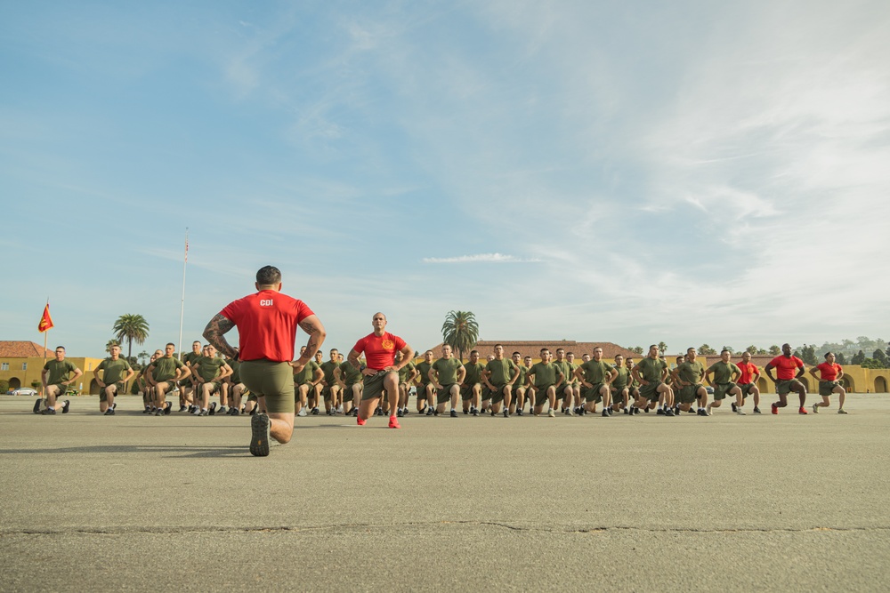 Alpha Company Motivational Run