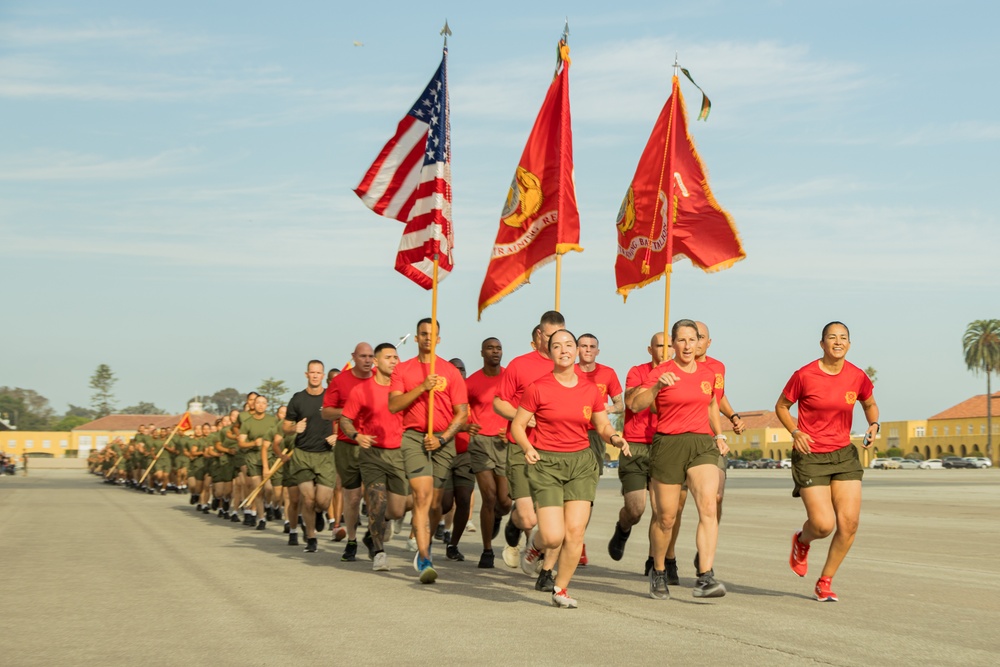 Alpha Company Motivational Run