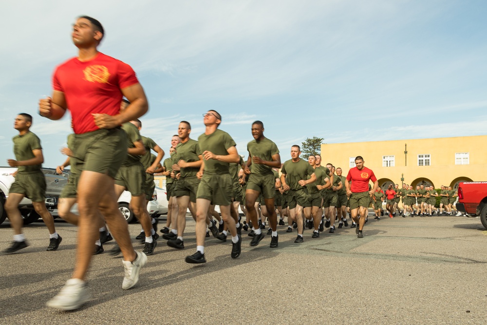 Alpha Company Motivational Run