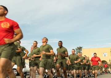 Alpha Company Motivational Run