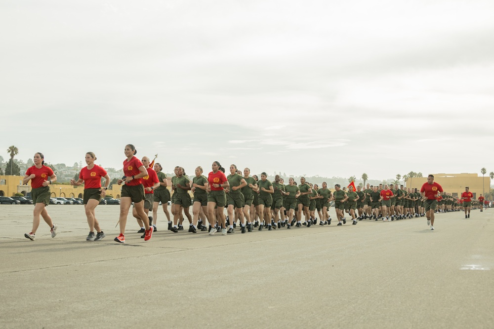 Alpha Company Motivational Run