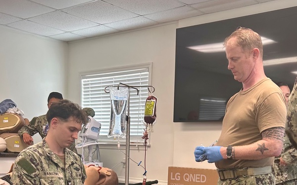 Whole Blood, Total Readiness: Program Prepares Sailors for Combat Trauma Care