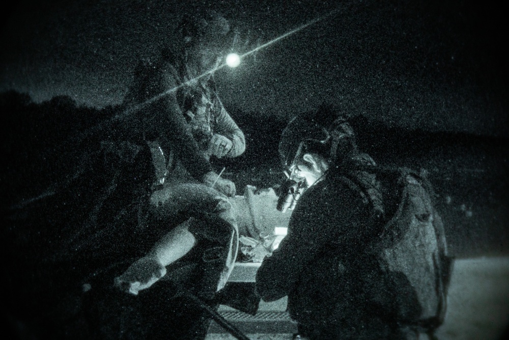 5th SFG (A) Green Berets Conducts Prolonged Field Care at JRTC