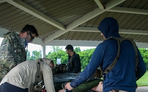 5th SFG (A) Green Berets Conducts Prolonged Field Care at JRTC