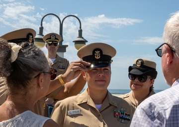 Navy husband and wife pinned to Master Chief